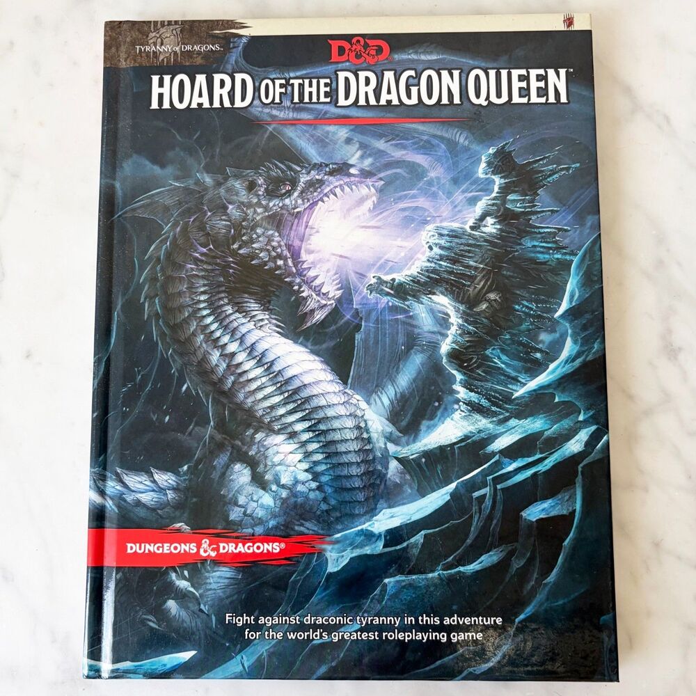 D & D Hoard of the Dragon Queen Dungeons & Dragons Hardcover Book 2014